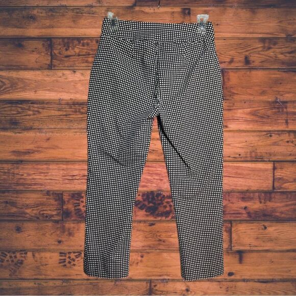 5 for $25🔥SO SLIMMING by Chico's Black Plaid Pants Size 00/ XS - Picture 2 of 6